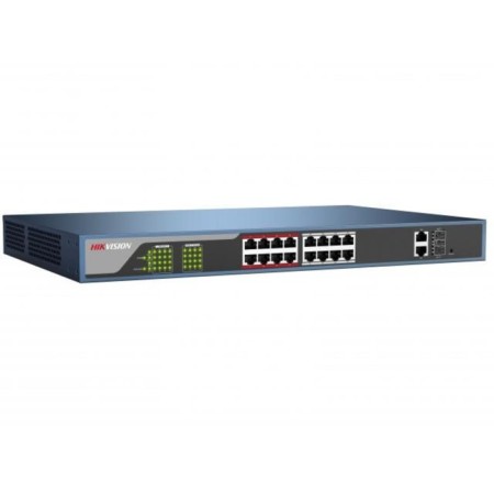 Hikvision DS-3E0318P-E (B), 16x10/100/1000Base-T