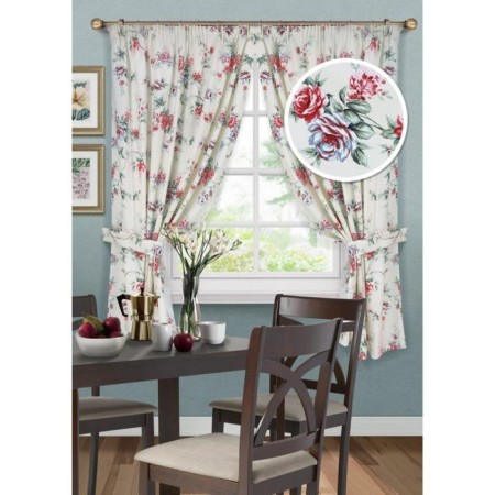 Set of curtains MIMOS, size 136x175 cm - 2 pcs, 2 grabbing
