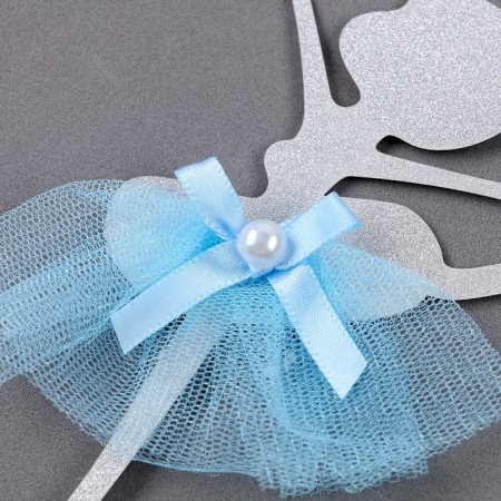 Topper "Ballerina", in the set 2 pcs., Blue color-1