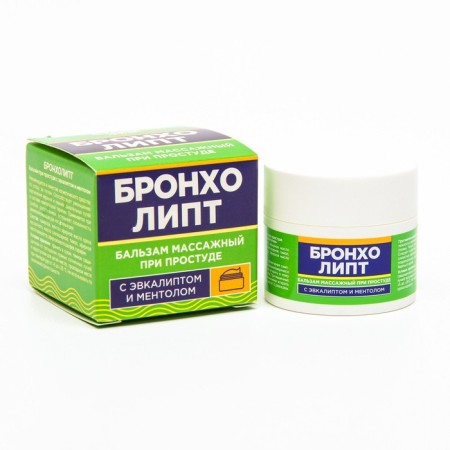 Broncholipt balm massage with a cold, 10 g