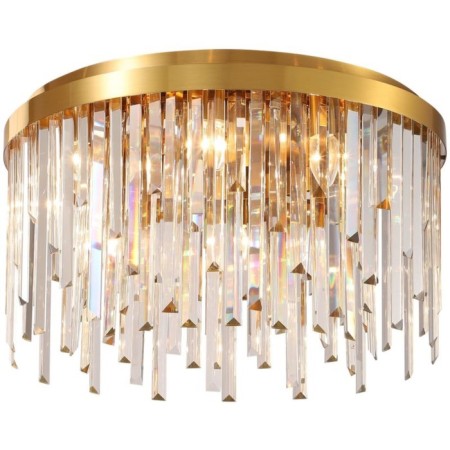 Ceiling chandelier Venecia 8x14 40w, size 60x60x34 cm, bronze color-1