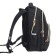 School backpack, 40 x 27 x 20 cm, Grizzly, ergonomic back, laptop department, black
