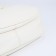 Lurch bag with lightning, external pocket, long belt, white color