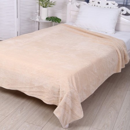 Coopid blat, 150x200cm, beige, velsoft 270g/m, polyester
