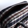 Road bag with lightning, outer pocket, long belt, blue/white color
