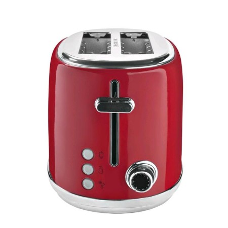 Toster Tesler TT-255 Red, 900 W, 2 toasts, 6 frying modes, defrosting, red-1