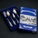 A set of cutlery "Wave", 18 items, cardboard box, silver color