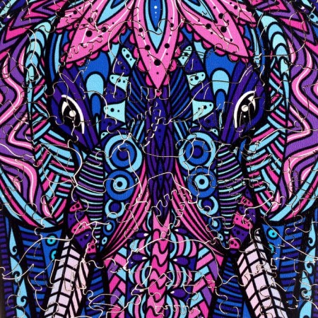 Figure puzzle "Elephant"-2