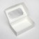 Confectionery folding box for marshmallows, white, 25 x 15 x 7 cm