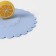 Silicone lid Silicone Dolyana "Lemon", D = 11 cm, Blue color