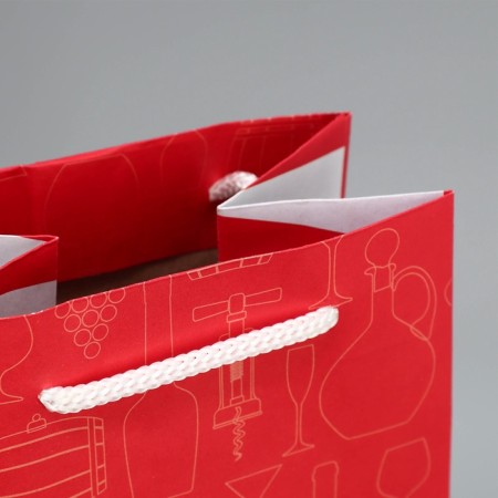 Gift package for a bottle, packaging, Alcopomesh, 36 x 13 x 10 cm-6