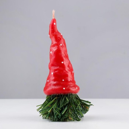 Decorative candle "Forest Gnome", 14.5x7 cm-4