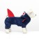 Akula overalls with a hood, size S (DS 25 cm, OG 35 cm, Osh 25 cm), blue