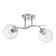 Closure ceiling dera 2x40W E27 chrome 46x19x22 cm