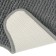 Toilet rug, Shenill, 45x45 cm, microfiber, gray