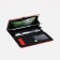 Women's wallet on magnet, red color