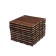 Garden tiles, paving, set - 10 pcs, wood, 30 x 30 x 2.5 cm