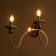 Sconces "Milano" 2he14 40W white-gold 36x26x24 cm