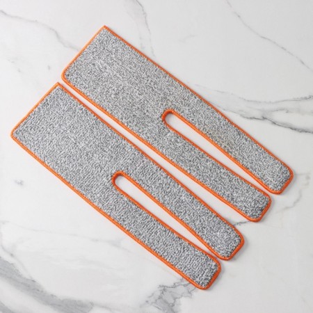 A set of nozzles for a flat mops with an annexation, 38 × 12 cm, microfiber, 2 pcs, color mix-1
