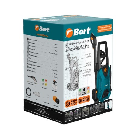 High pressure washing Bort BHR-2000M-Pro, 2000 watts, 120 bar, 450 l/h-6