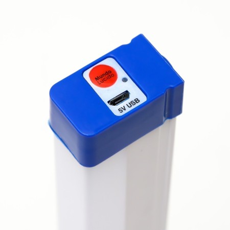 Lamp with PDU "VK-500" LED 20W USB AKB White 4x2x52 cm Bayerlux-9