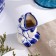 Frog, gzhel, porcelain, h = 7.5cm toothpicks