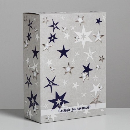 Gift folding box, packaging, “follow the dream”, 22 x 30 x 10 cm-1