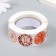 Stick paper "Flower wreath. Gratitude" d = 2.5 cm 500 pcs in a roll 3x6.5x6.5 cm