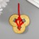 Suspension 3 coins gold d = 2.5 cm