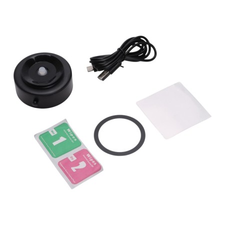 Magnetic holder for a phone in a car, metal, black, automatic-4