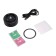 Magnetic holder for a phone in a car, metal, black, automatic