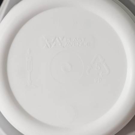 Kashpo for flowers with an insert “lagoon”, 1.5 l, d = 16 cm, h = 15 cm, white color-4