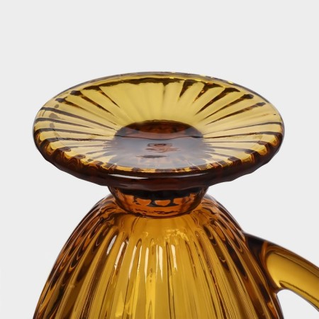 Glass Glass "Bosphorus" 1.1 l, yellow color-2