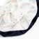 Outlet. Bant for hair on an elastic band, white with blue, 11 cm, Minnie Mouse