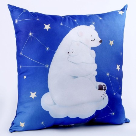 New Year's pillow Square "Bear and Baby", for the New Year-3