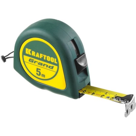 Roulette Kraftool Grand 34022-05-19, 5 m x 19 mm
