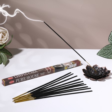 Incense hem "pure house. Clean house", 8 sticks in packaging, four -grade