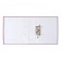 A4, 75 mm registrar, calligrata, PVC, embossing "Len", metal edging, pocket for a spine, collected, burgundy, mix
