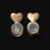 Silicone supporting plugs (1 pair), color gold