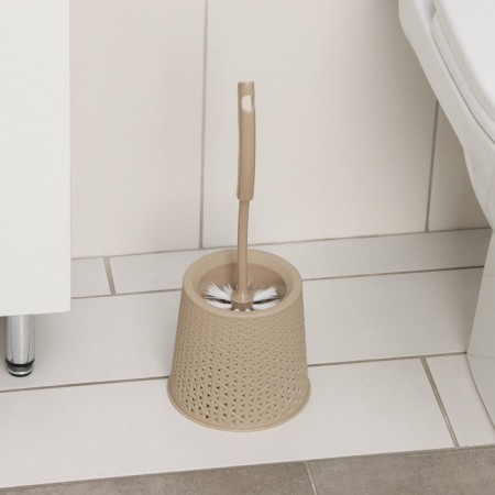 Black for the toilet with a stand SVIP “Practitioner. Rattan ", 14 × 14 × 40 cm, color mix-1