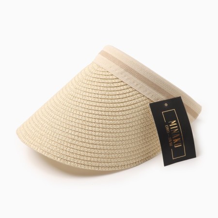 Female woven minaku minku color beige, rr 56-58-4