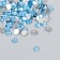 Decor for creativity in the bottle "Rhinestones. Light blue" set 500 pcs d = 0.5 cm 7x2x2 cm