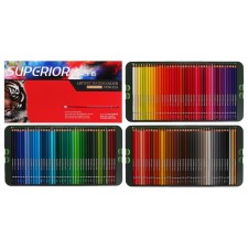 Pencils of watercolor 120 colors, in the cardboard box WCP-120