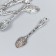 Souvenir wallet metal "openwork spoon" (A40840) 5x1 cm