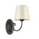 Wall lamp EVOLUCE. Sle120301-01. Rimento. 1x40 W, E14, 14x25 cm, dark -gray color
