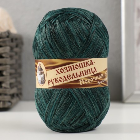 Yarn "Nominal supplement" 100% polypropylene 200 ± 20m/50g set 2pcs (green, beige)-1