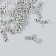 Decor for creativity Metal "Inscription. Dancing" set 30 pcs silver 1x1.9 cm