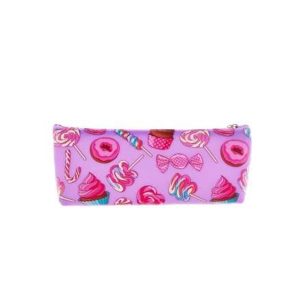 School Penal on a zipper of sweets purple-1