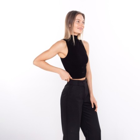 Top female, black color, size 46 (l)-3