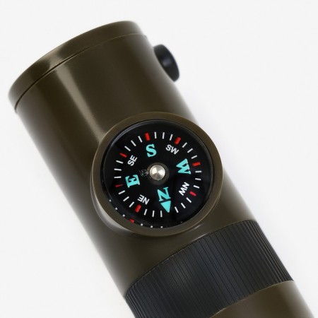 Compass "scout", with a whistle and a flashlight-4
